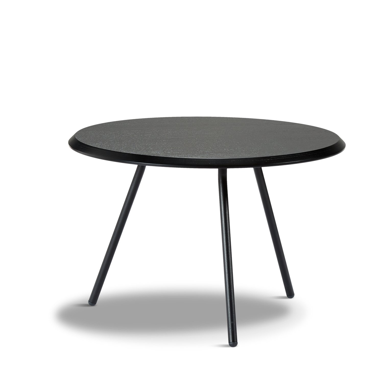 WOUD - Soround coffee table - Black ash (Ø60xH40,50) - WOUD - DesignGaragen.dk