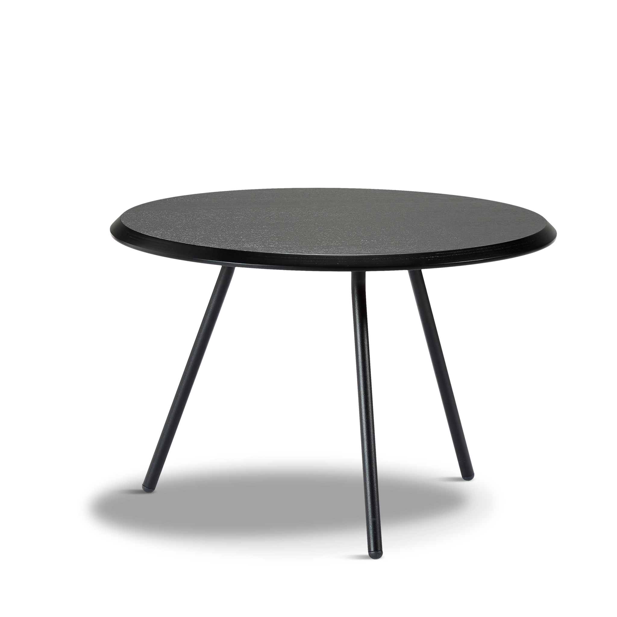 WOUD - Soround coffee table - Black ash (Ø60xH40,50) - WOUD - DesignGaragen.dk