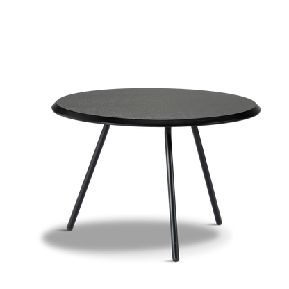 WOUD - Soround coffee table - Black ash (Ø60xH40,50) - WOUD - DesignGaragen.dk