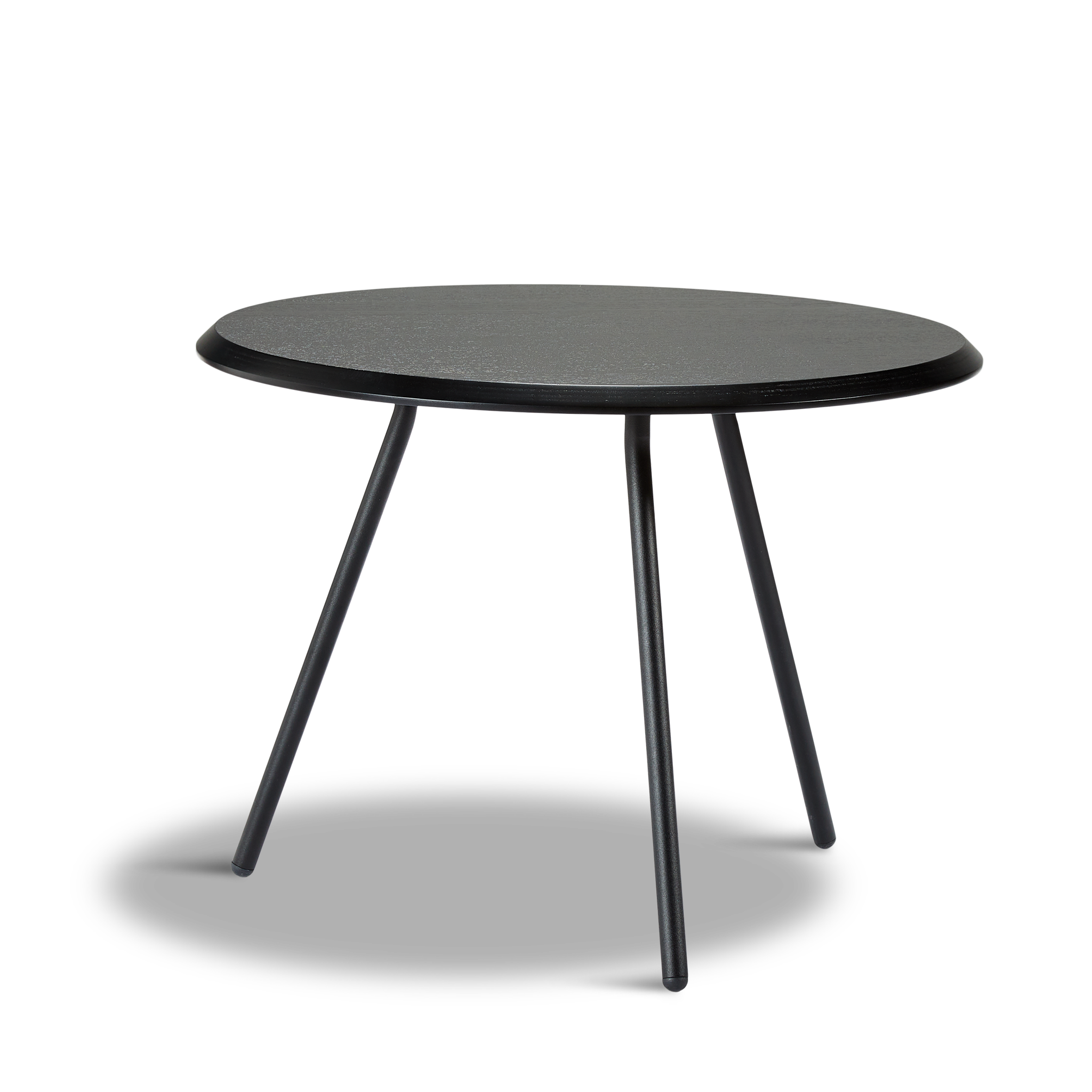 WOUD - Soround coffee table - Black ash (Ø60xH44,50) - WOUD - DesignGaragen.dk