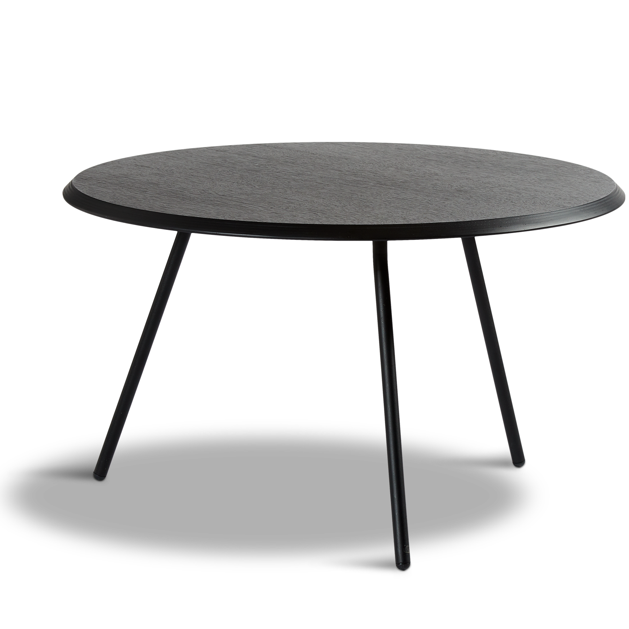 WOUD - Soround coffee table - Black ash (Ø75xH44,50) - WOUD - DesignGaragen.dk