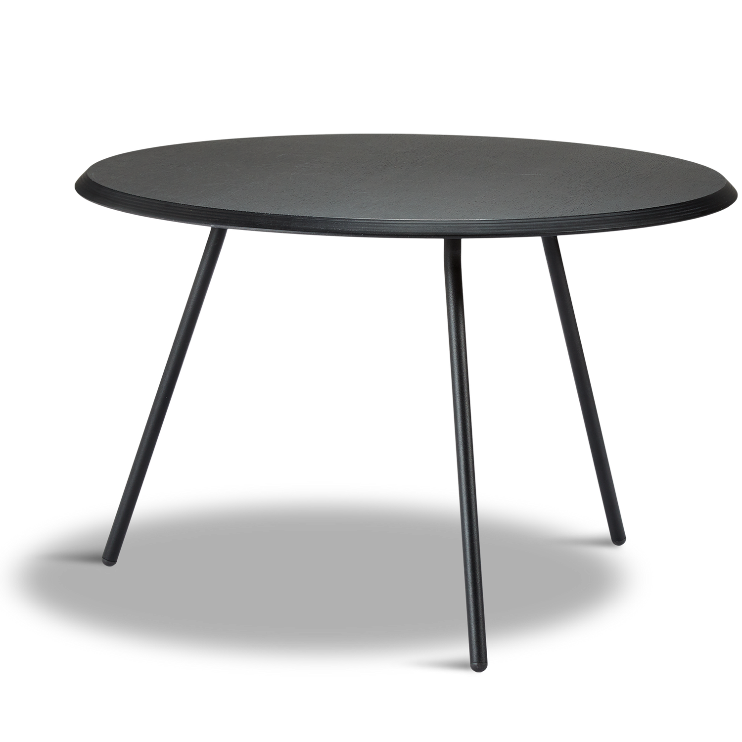 WOUD - Soround coffee table - Black ash (Ø75xH49) - WOUD - DesignGaragen.dk