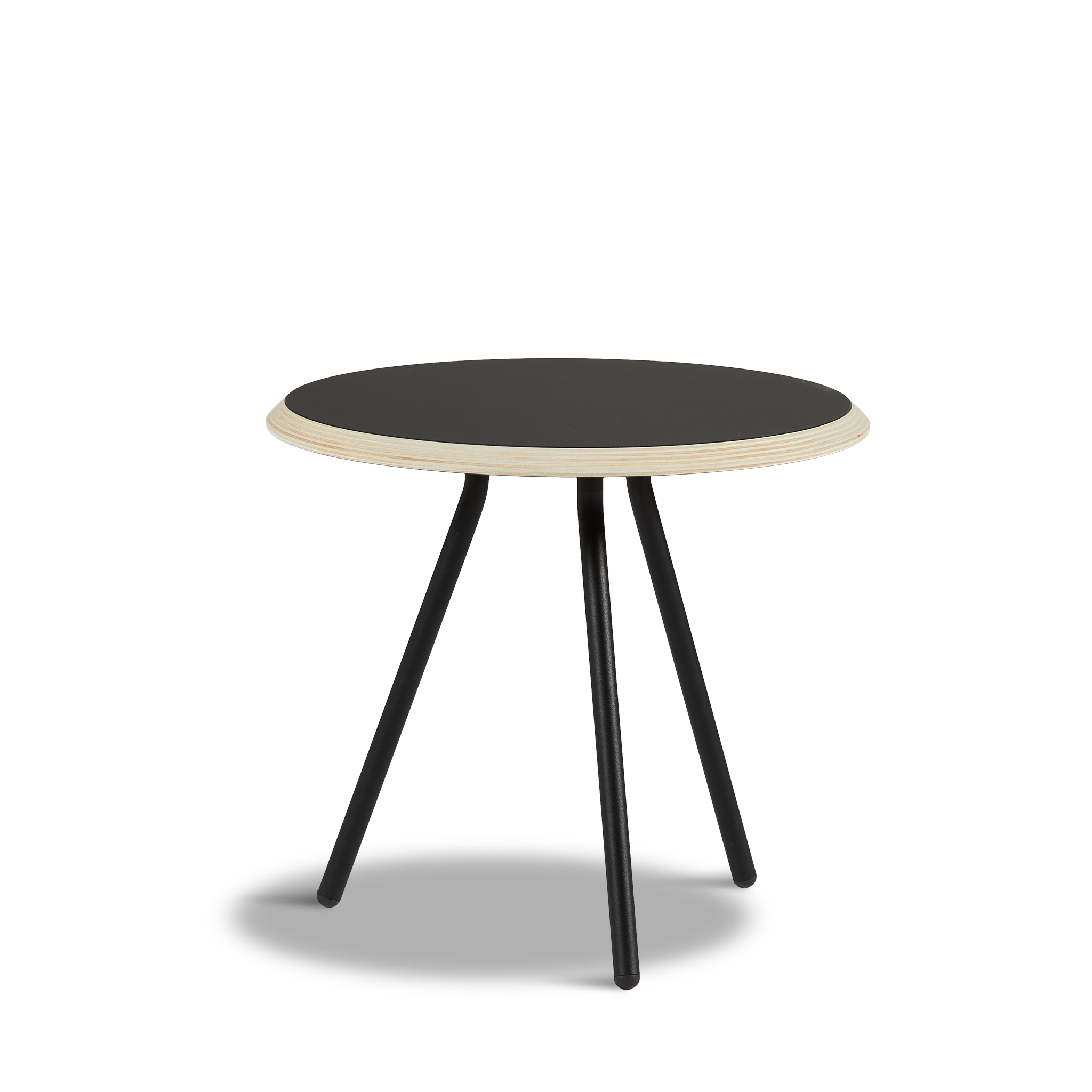 WOUD - Soround side table - Charcoal (Ø45xH40,50) - WOUD - DesignGaragen.dk