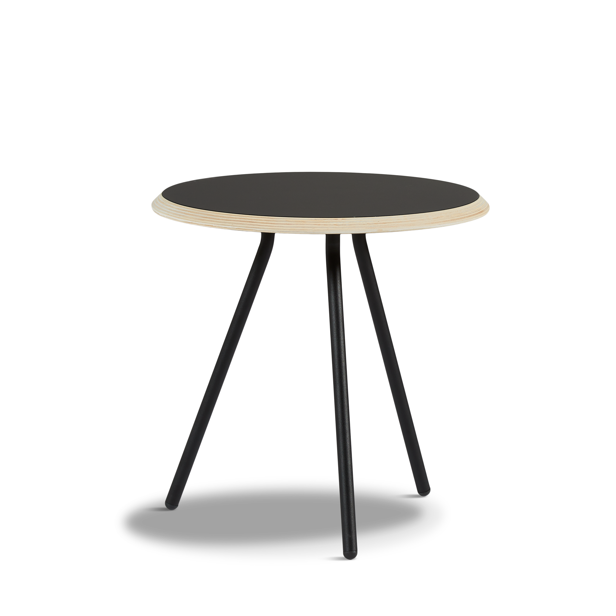 WOUD - Soround side table - Charcoal (Ø45xH44,50) - WOUD - DesignGaragen.dk