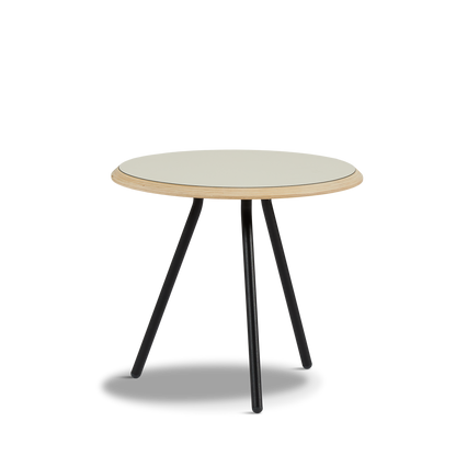 Woud - Soround -sivupöytä - Lämmin harmaa (Ø45xh40,50)