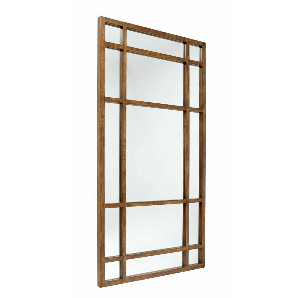 Nordal SPIRIT spejl med træramme - 203x101 cm - natur - Nordal - DesignGaragen.dk