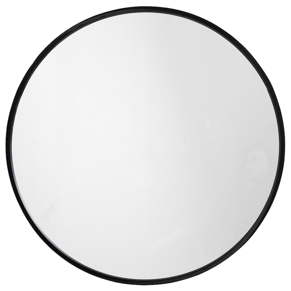 Nordal ASIO iso pyöreä peili rautaa - ø160 cm - musta