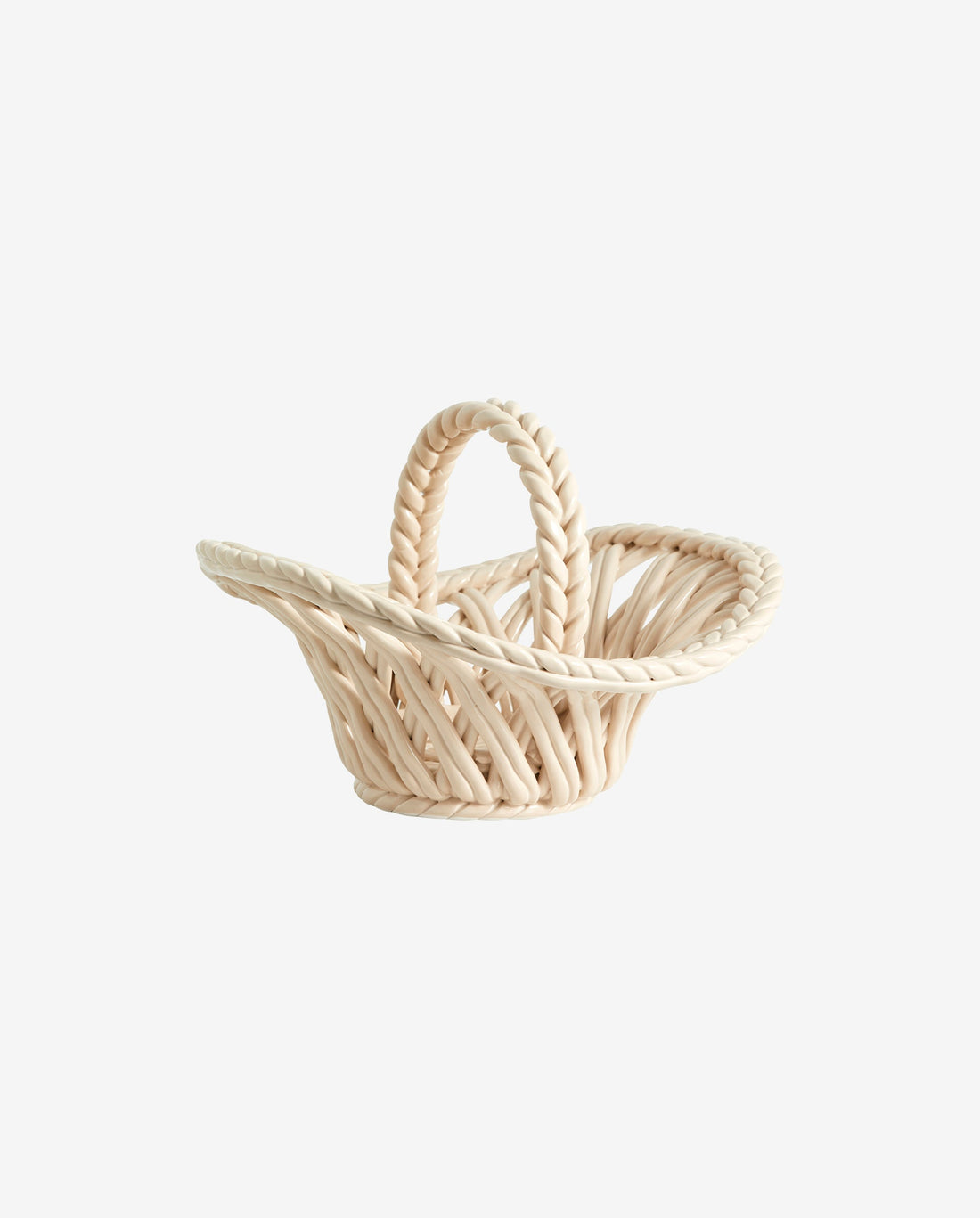 POEL -kori keramiikassa - 27x29 cm - beige