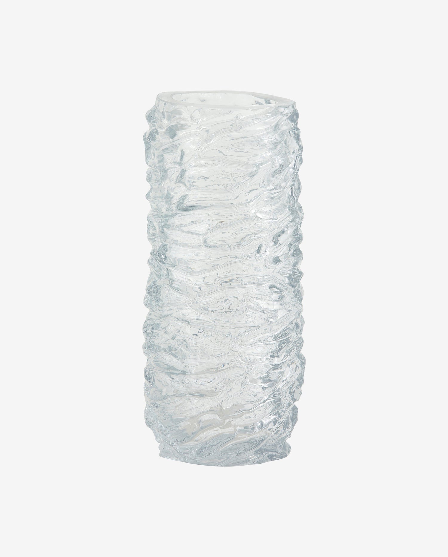 Maio -lasimaljakko - H28 cm - kirkas lasi