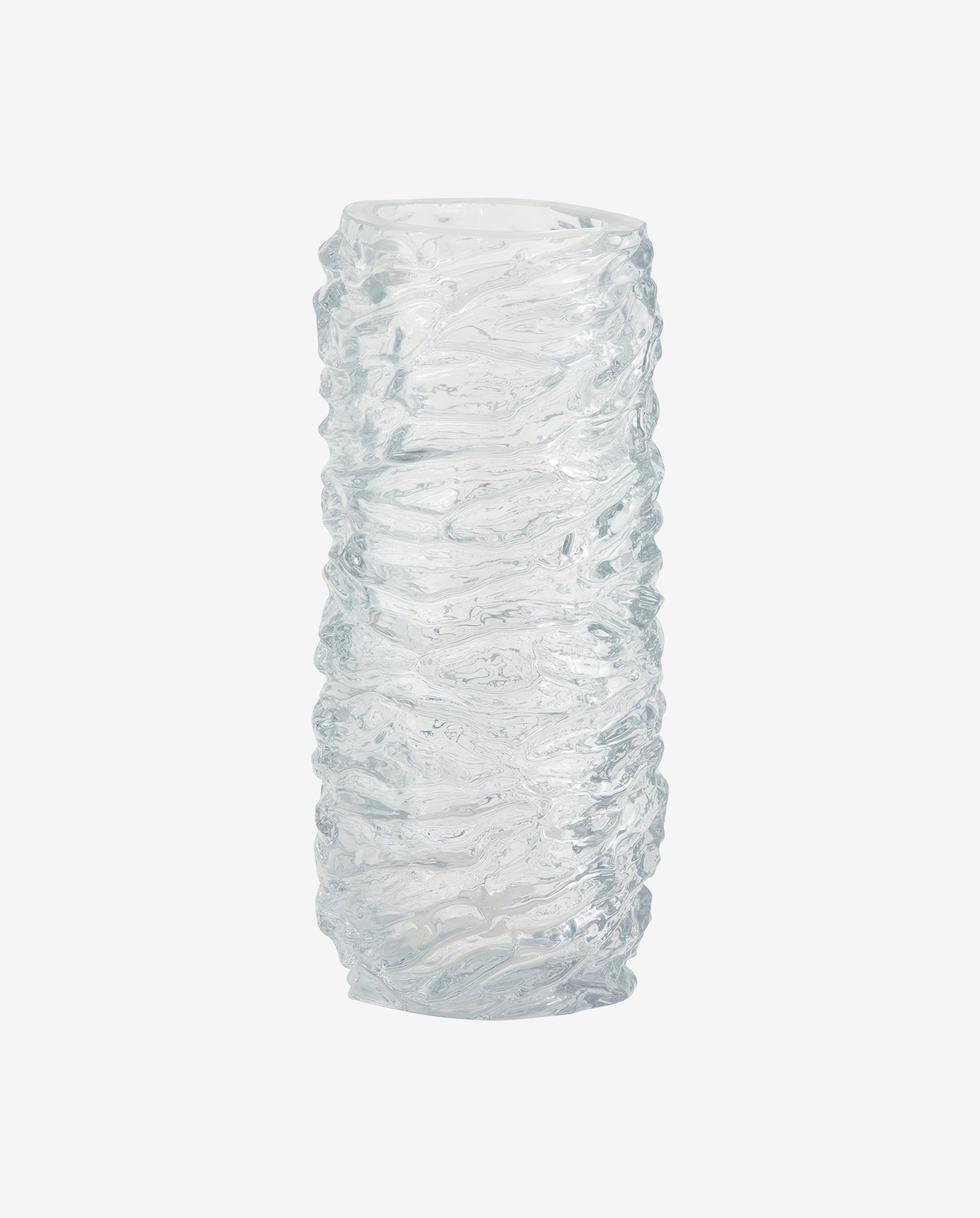 Maio -lasimaljakko - H28 cm - kirkas lasi