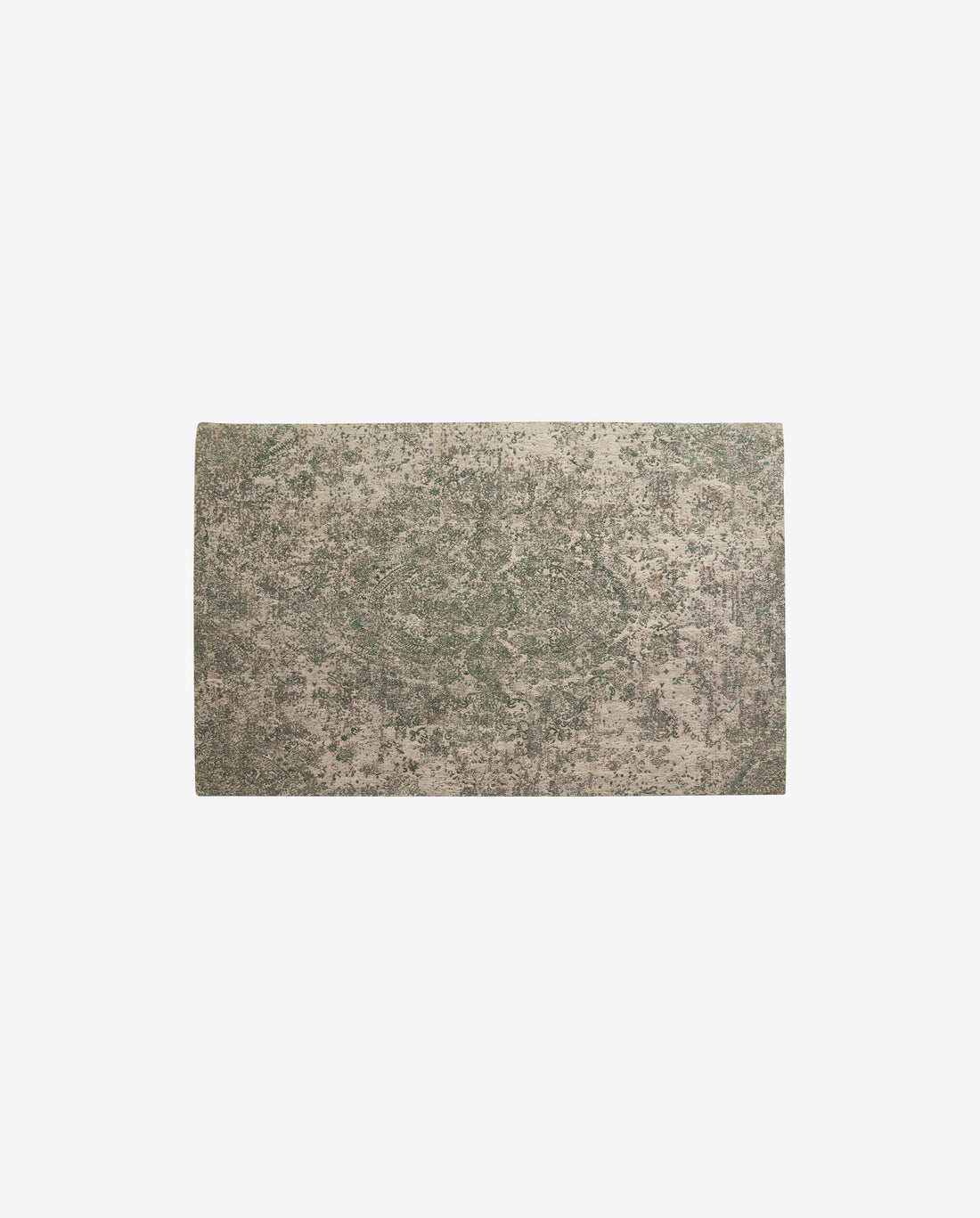 Aria Jacquard kudottu matto - 160x240 cm - vihreä/beige