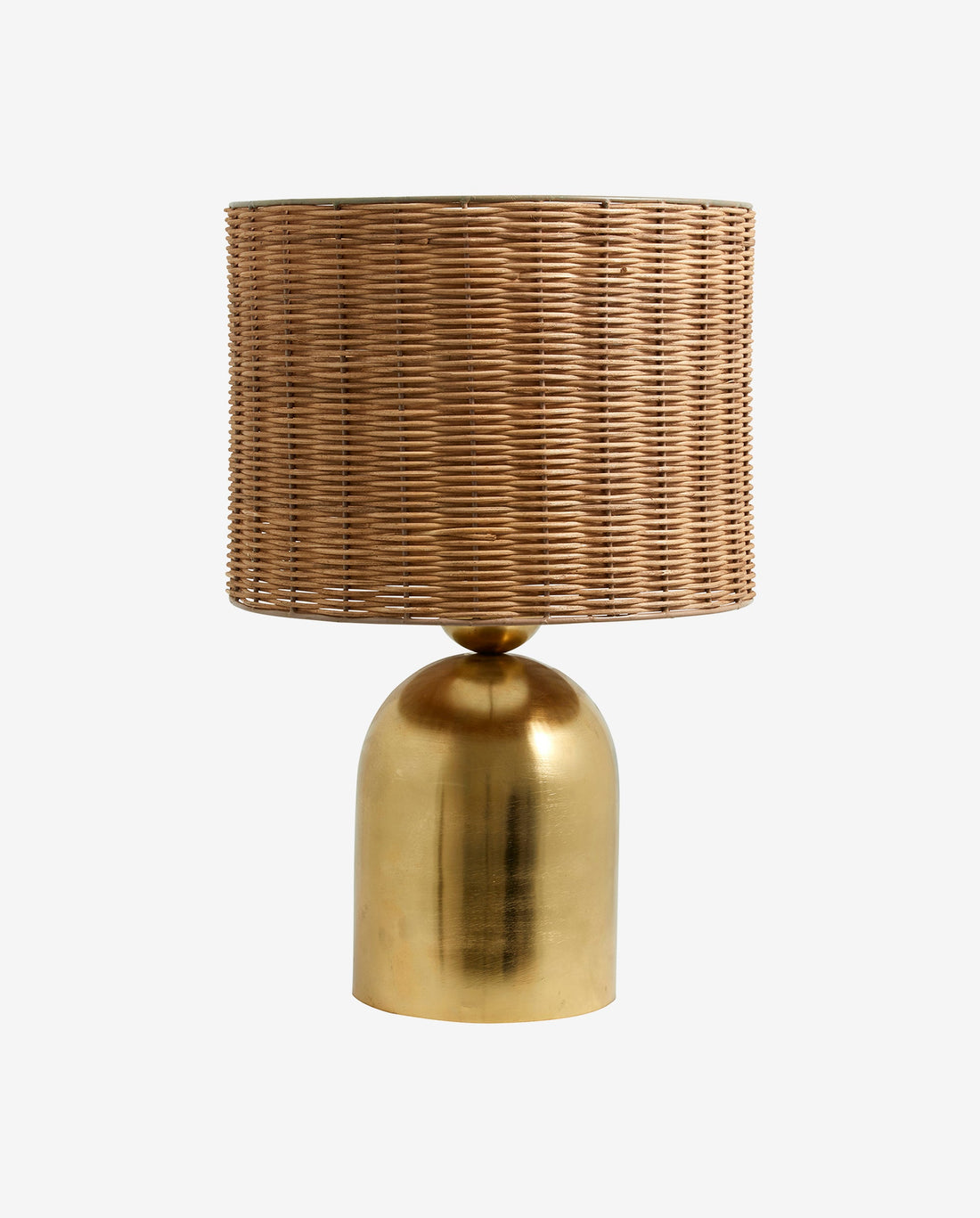 Basti -pöytävalaisin - H51 cm - luonto/messinki