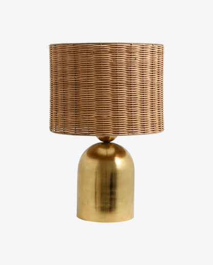 Basti -pöytävalaisin - H51 cm - luonto/messinki