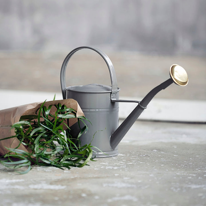 House Doctor Water Pot, WAN, Grey-L: 36 cm, H: 25 cm, Dia: 13 cm