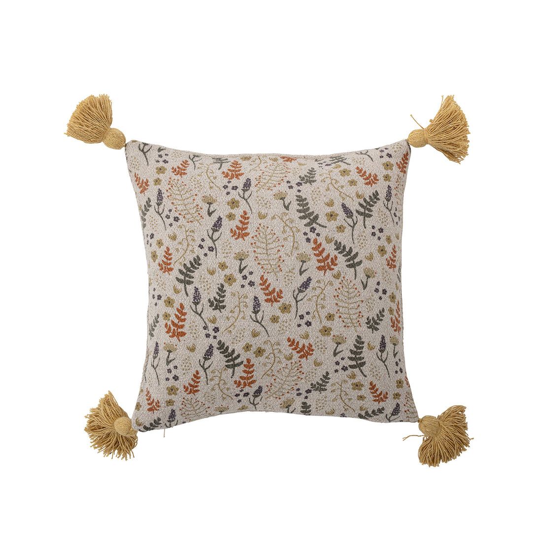Filipa Pude, Gul, Genanvendt Bomuld - L40xW40 cm - BLOOMINGVILLE MINI - DesignGaragen.dk