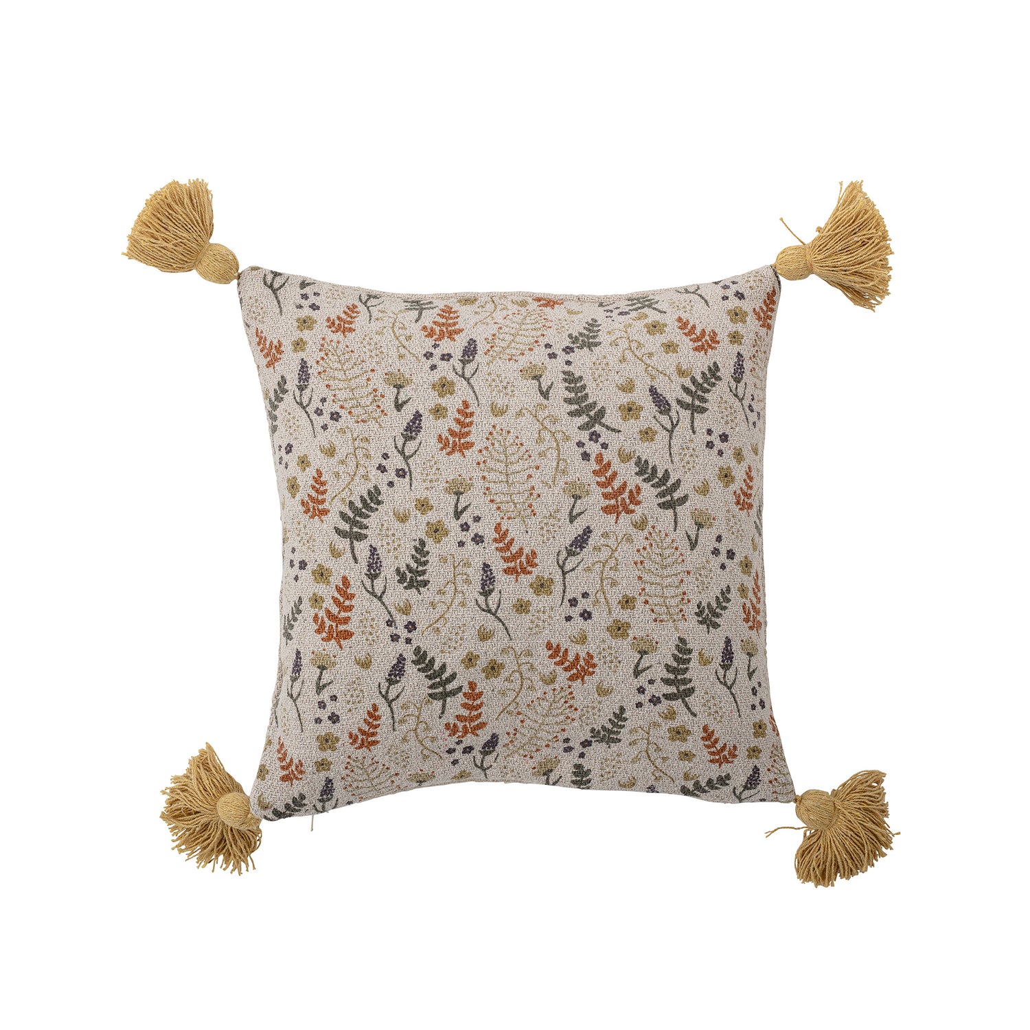 Filipa Pude, Gul, Genanvendt Bomuld - L40xW40 cm - BLOOMINGVILLE MINI - DesignGaragen.dk
