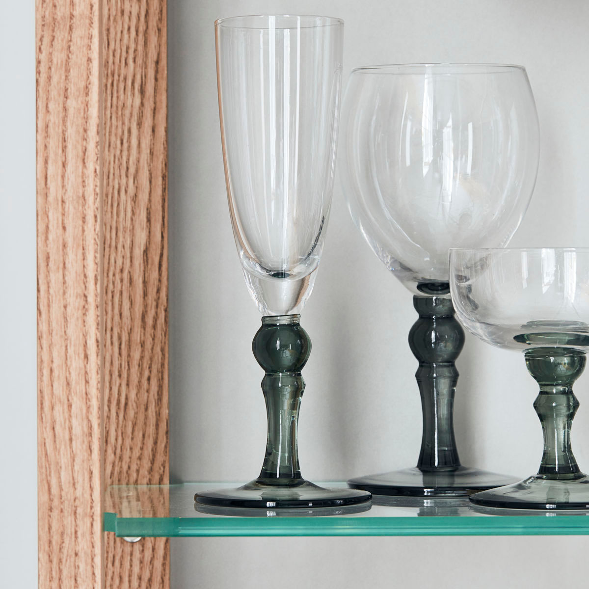 House Doctor Champagneglas, Meyer, Klar/Grå - House Doctor - DesignGaragen.dk