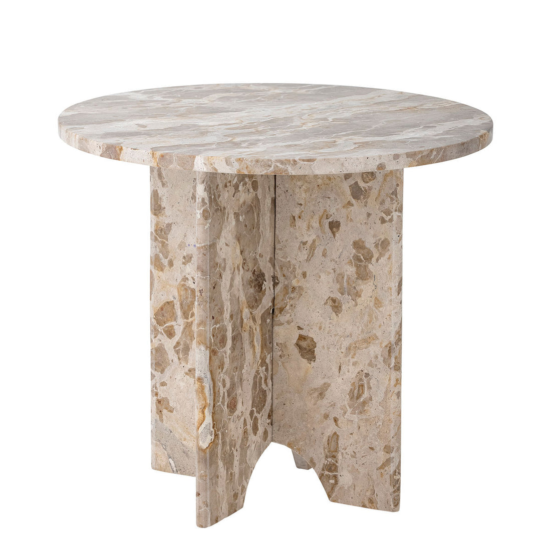 Bloomingville Jasmian sivupöytä, ruskea, marmori