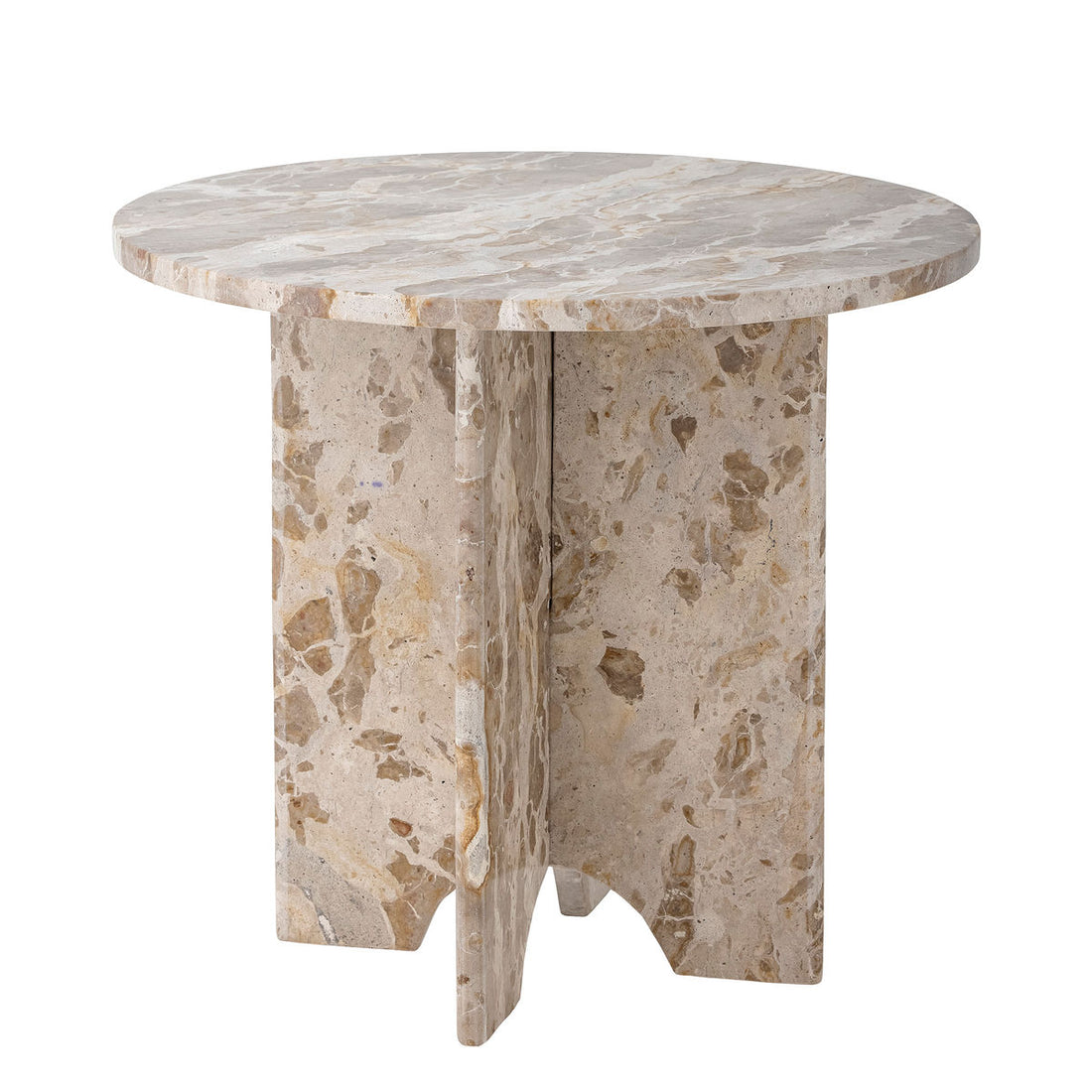 Bloomingville Jasmian sivupöytä, ruskea, marmori