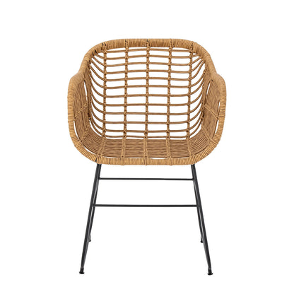 Bloomingville Collin Lounge -tuoli, luonto, Polyrattan