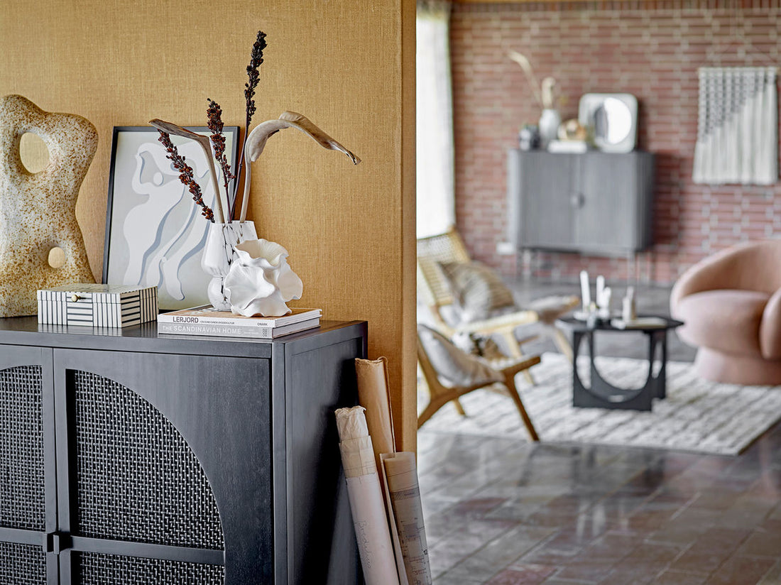 Bloomingville Halim Vase, Hvid, Glas - Bloomingville - DesignGaragen.dk