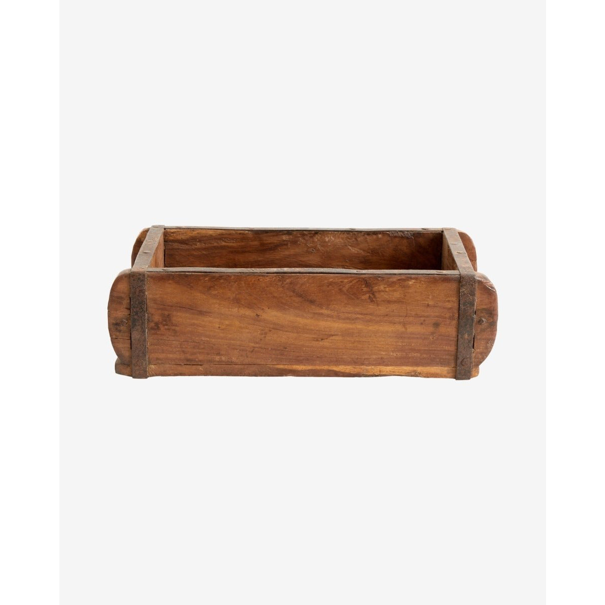 Tiilimuotti puulaatikko - 15x32 cm - tummanruskea