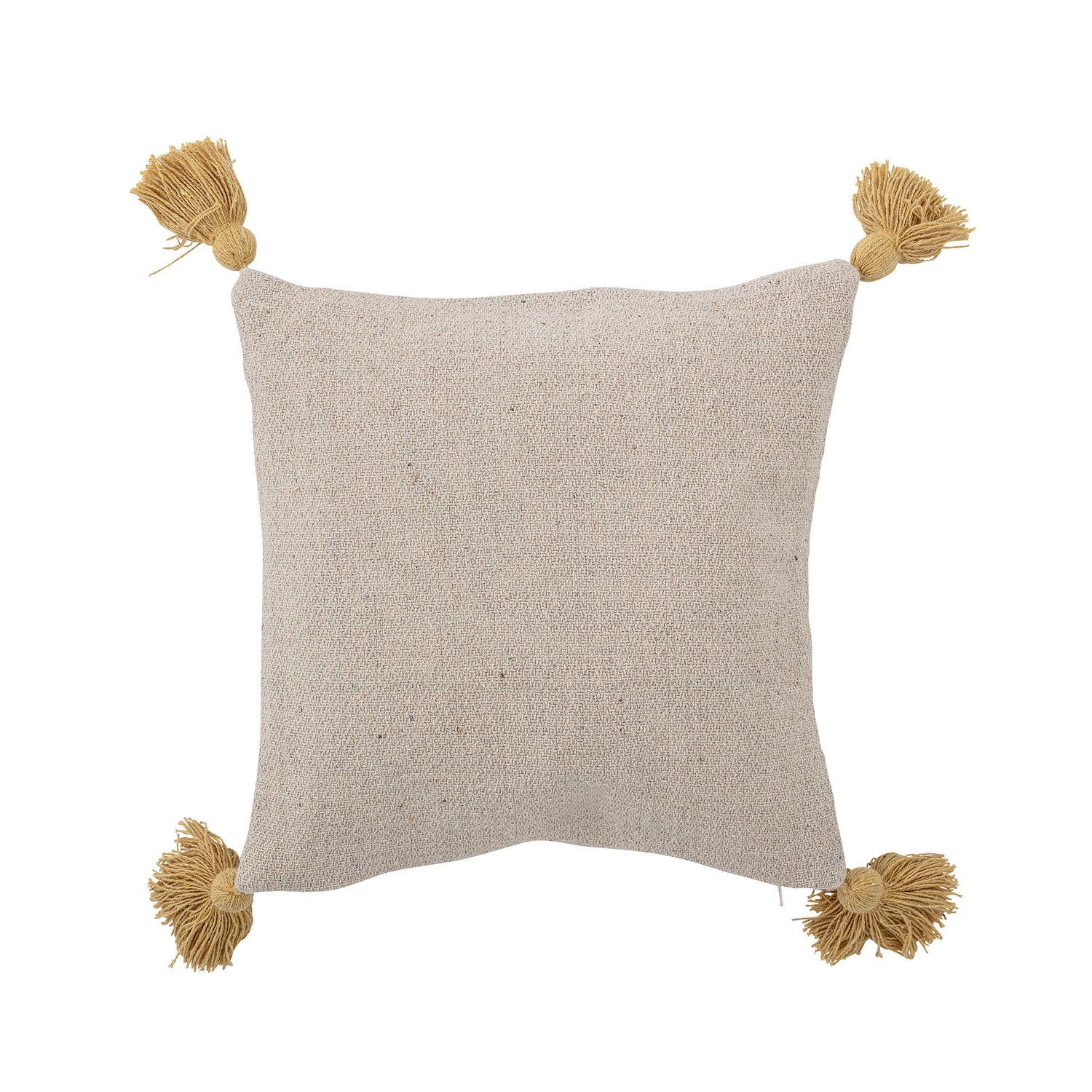 Filipa Pude, Gul, Genanvendt Bomuld - L40xW40 cm - BLOOMINGVILLE MINI - DesignGaragen.dk