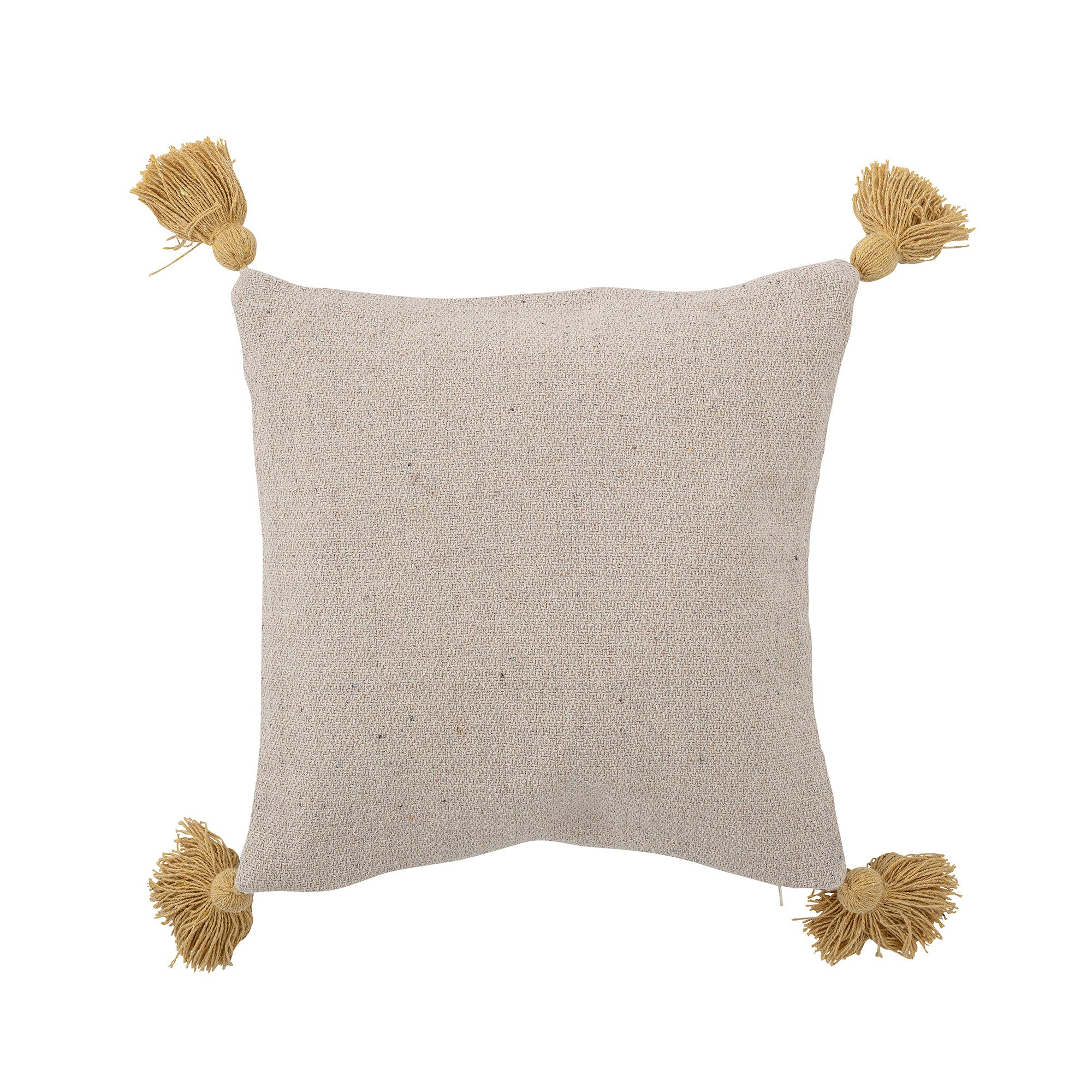 Filipa Pude, Gul, Genanvendt Bomuld - L40xW40 cm - BLOOMINGVILLE MINI - DesignGaragen.dk