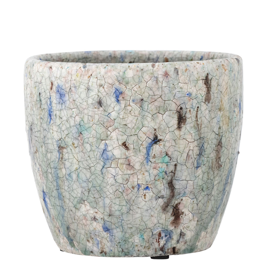 Luova kokoelma Niin Deko Herbal Pot, Blue, Terracotta