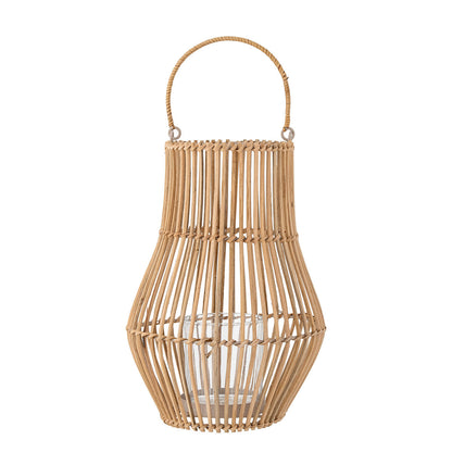 Luova kokoelma Rae Lantern w/lasi, luonto, rottinki
