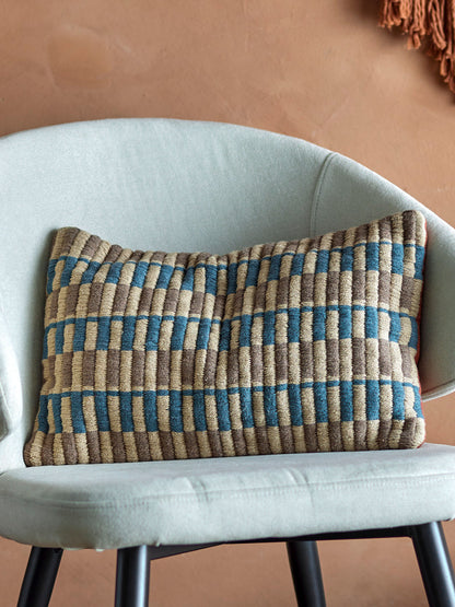 Creative Collection Newtown Pude, Blå, Bomuld - Creative Collection - DesignGaragen.dk