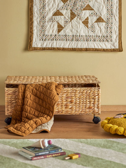 Bloomingville Mini Nelas Basket W/kansi, luonto, vesihyasintti