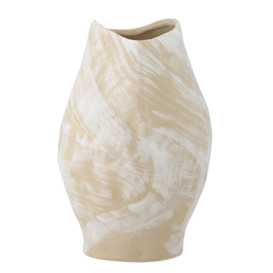 Bloomingville Obsa Vase, Natur, Stentøj - Bloomingville - DesignGaragen.dk