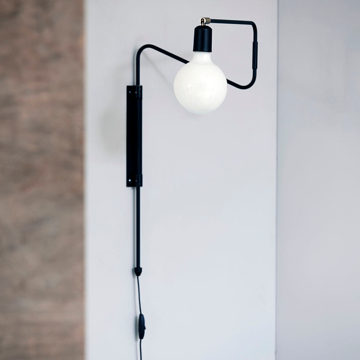 Talo-lääkärin seinän valaistus, swing, musta-l: 35 cm