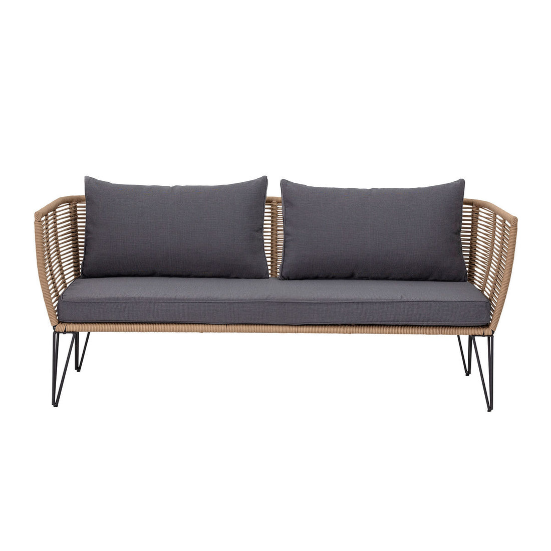 Bloomingville Mundo -sohva, ruskea, metalli