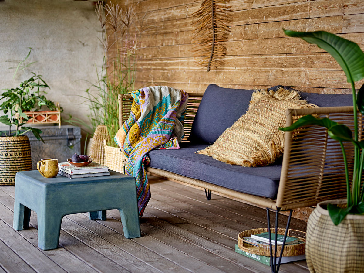 Bloomingville Mundo -sohva, ruskea, metalli