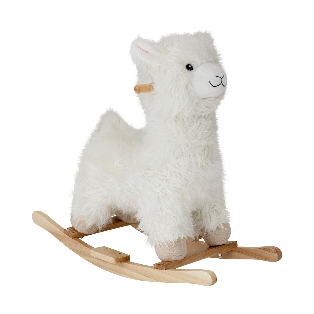 Kinto Gyngehest, Lama, Hvid, Polyester - L65xH45xW25 cm - BLOOMINGVILLE MINI - DesignGaragen.dk