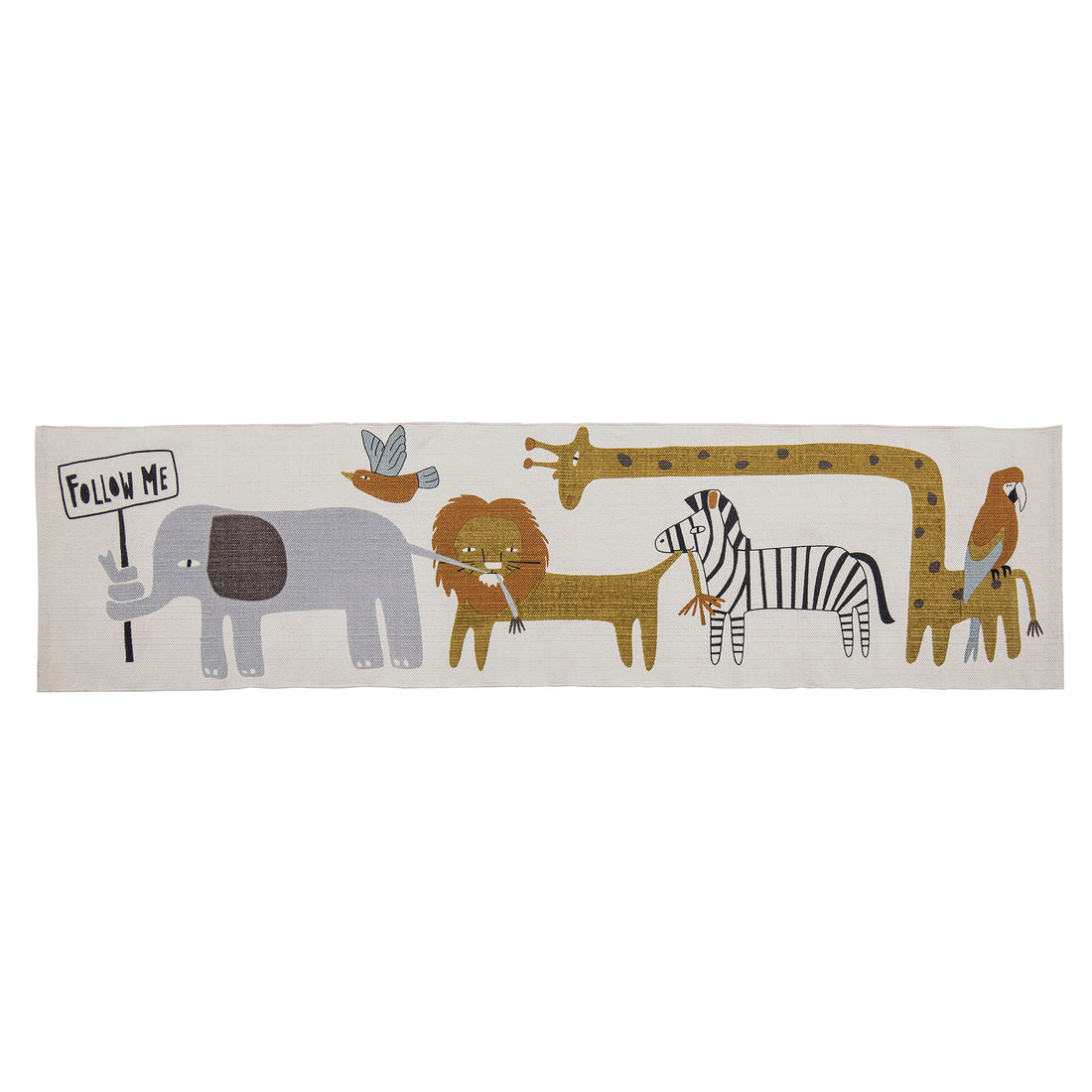 Neah Tæppe, Hvid, Bomuld - L200xW50 cm - BLOOMINGVILLE MINI - DesignGaragen.dk