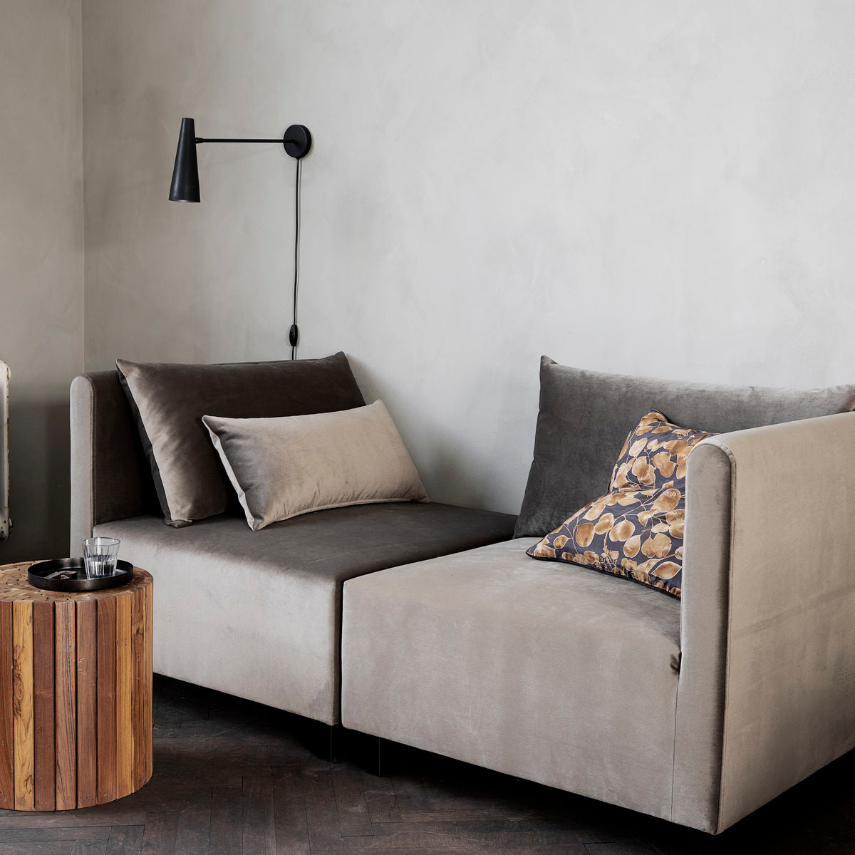 House Doctor-Væglampe, Precise, Mat sort-l: 47 cm - House Doctor - DesignGaragen.dk