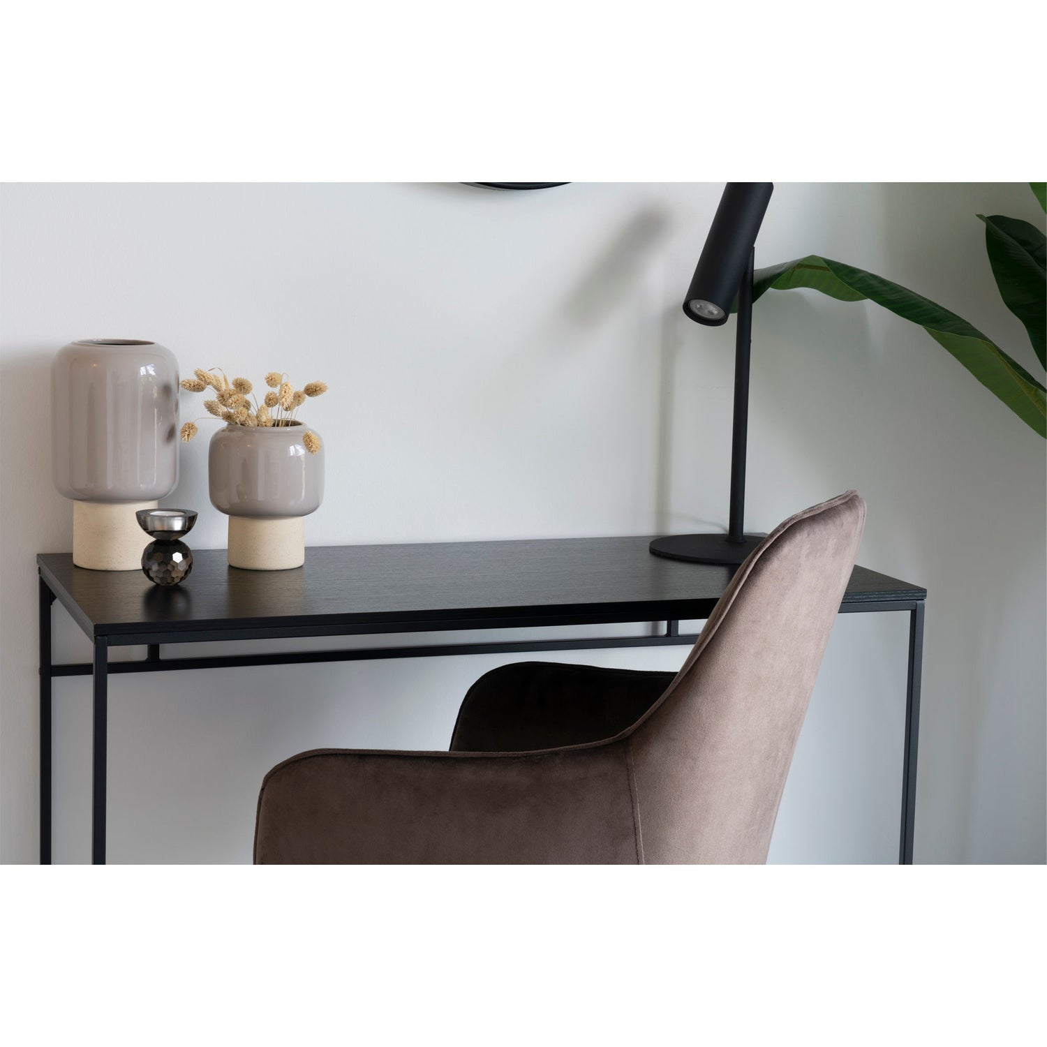 Maljakko - maljakko keramiikassa, harmaa, Ø15x27 cm