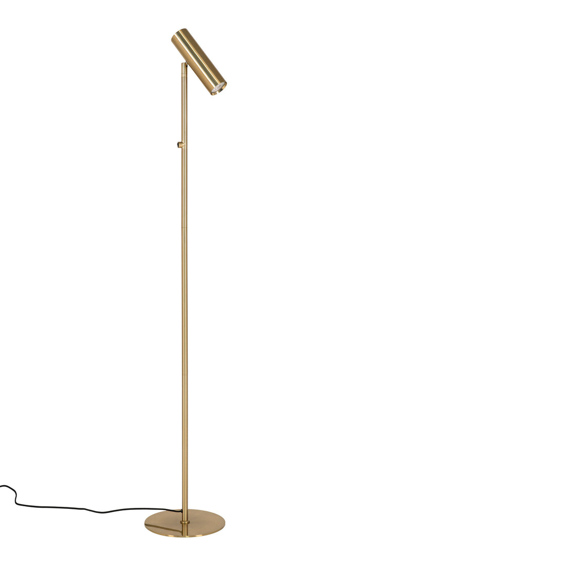 Pariisin lattiavalaisin - Lamppu messinki kangasjohdolla 210 cm päärynä: GU10/5W LED IP20 - 1 - PCS