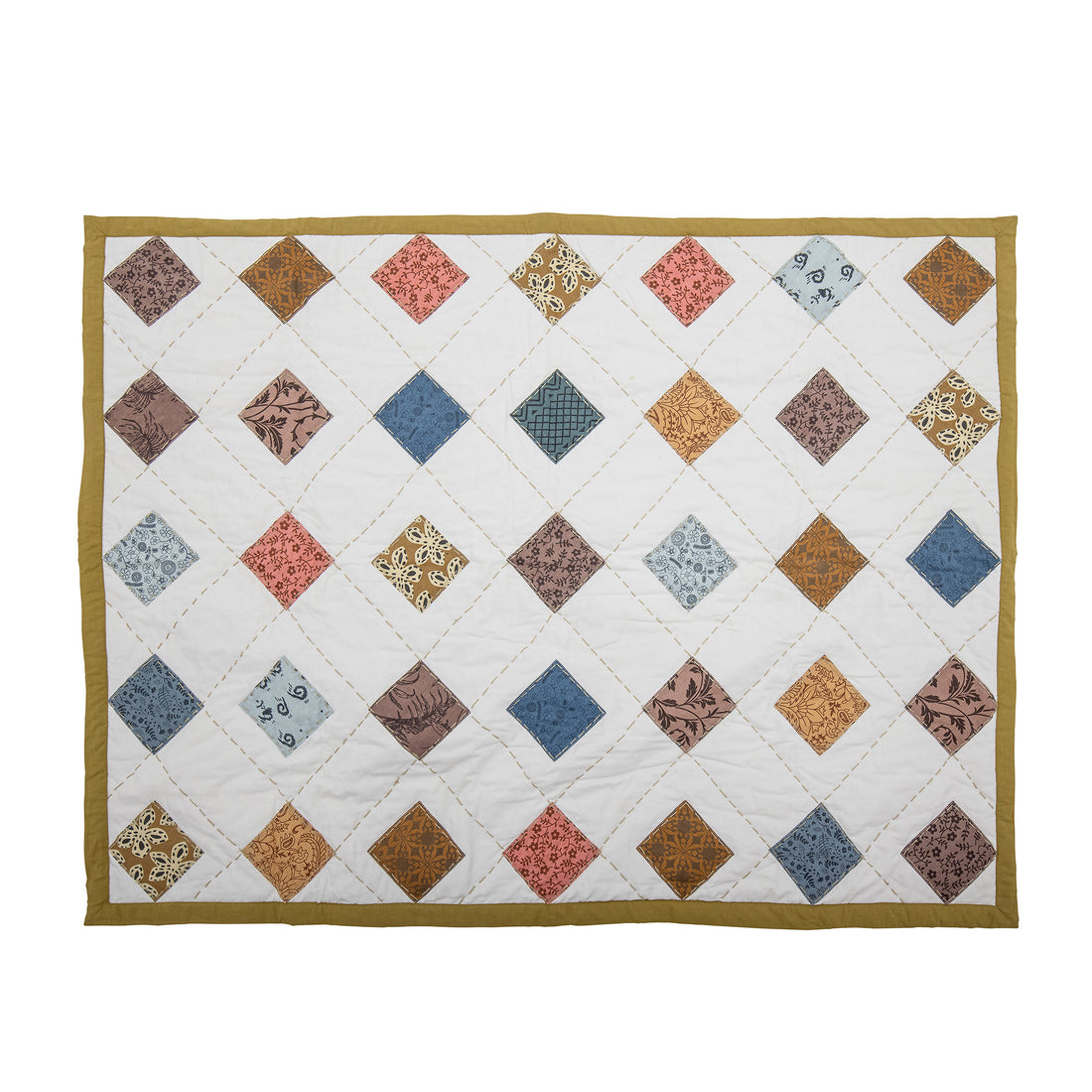 Melua Plaid, Natur, Bomuld - L152xH0,25xW127 cm - BLOOMINGVILLE MINI - DesignGaragen.dk