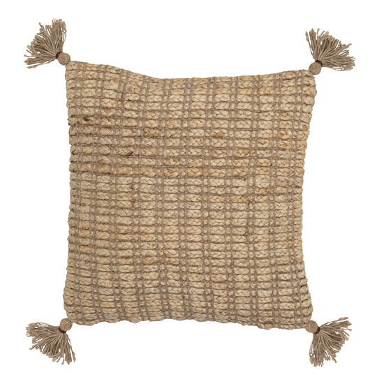 Bloomingville Felina Cushion, Natur, Jute - Bloomingville - DesignGaragen.dk