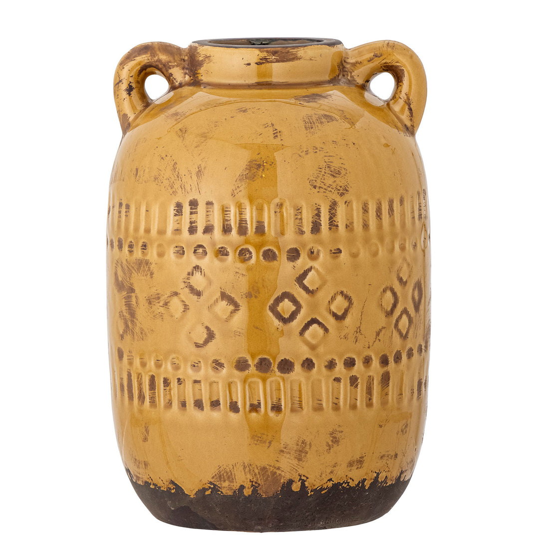 Bloomingville Rijad Deco Vase, Gul, Terrakotta - Bloomingville - DesignGaragen.dk