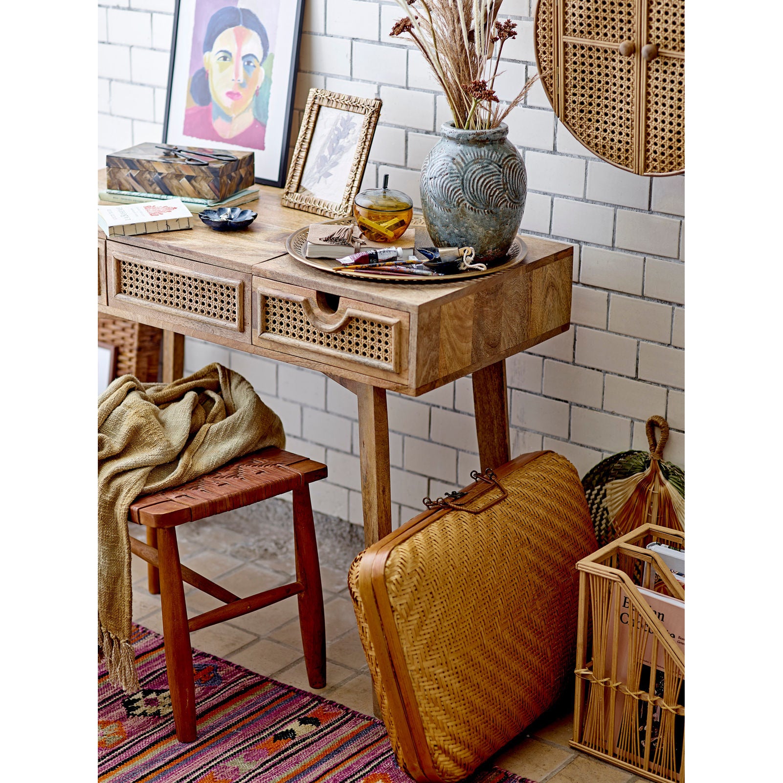 Bloomingville Nella Box kannella, ruskea, hartsi