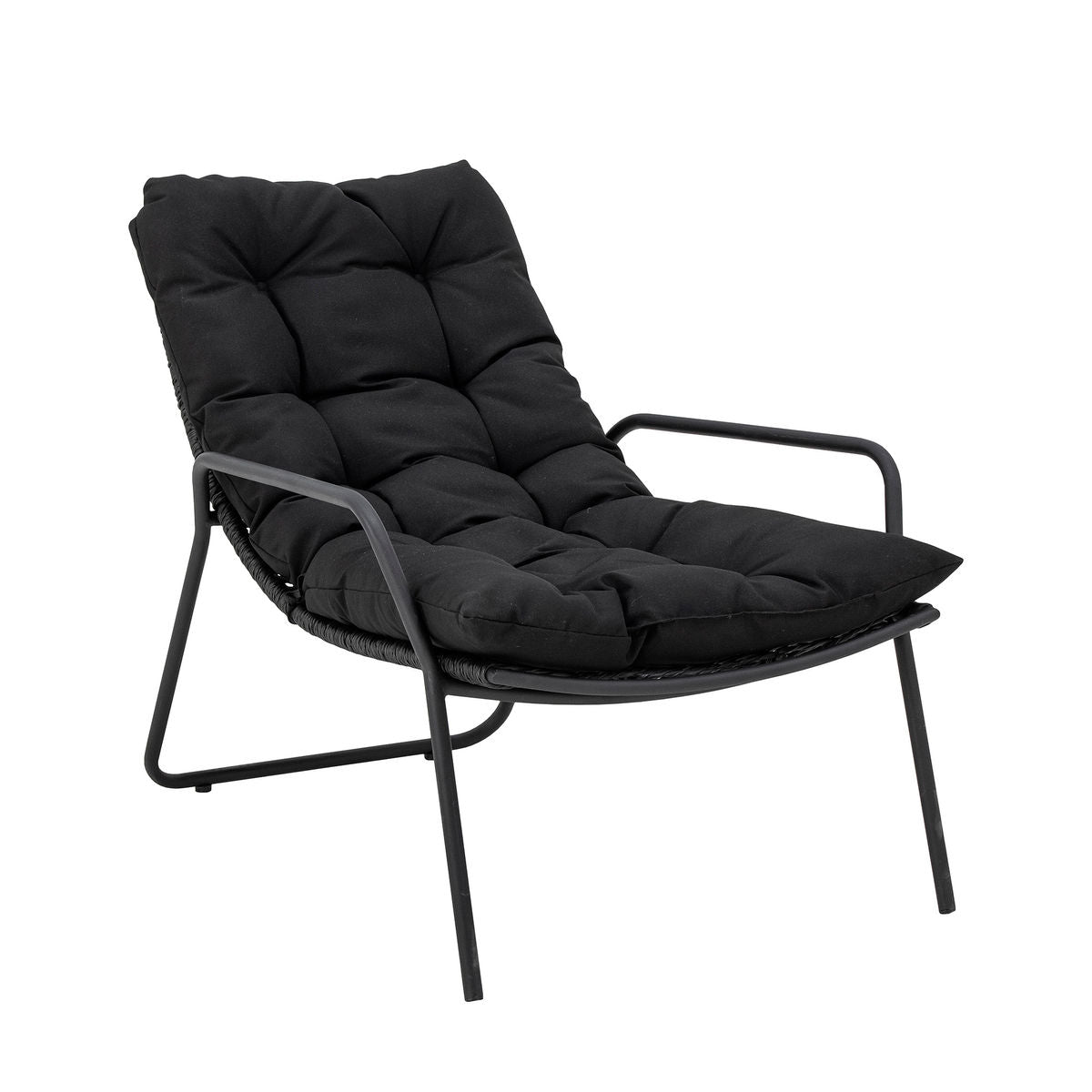 Bloomingville Boel Sun Lounger, musta, metalli