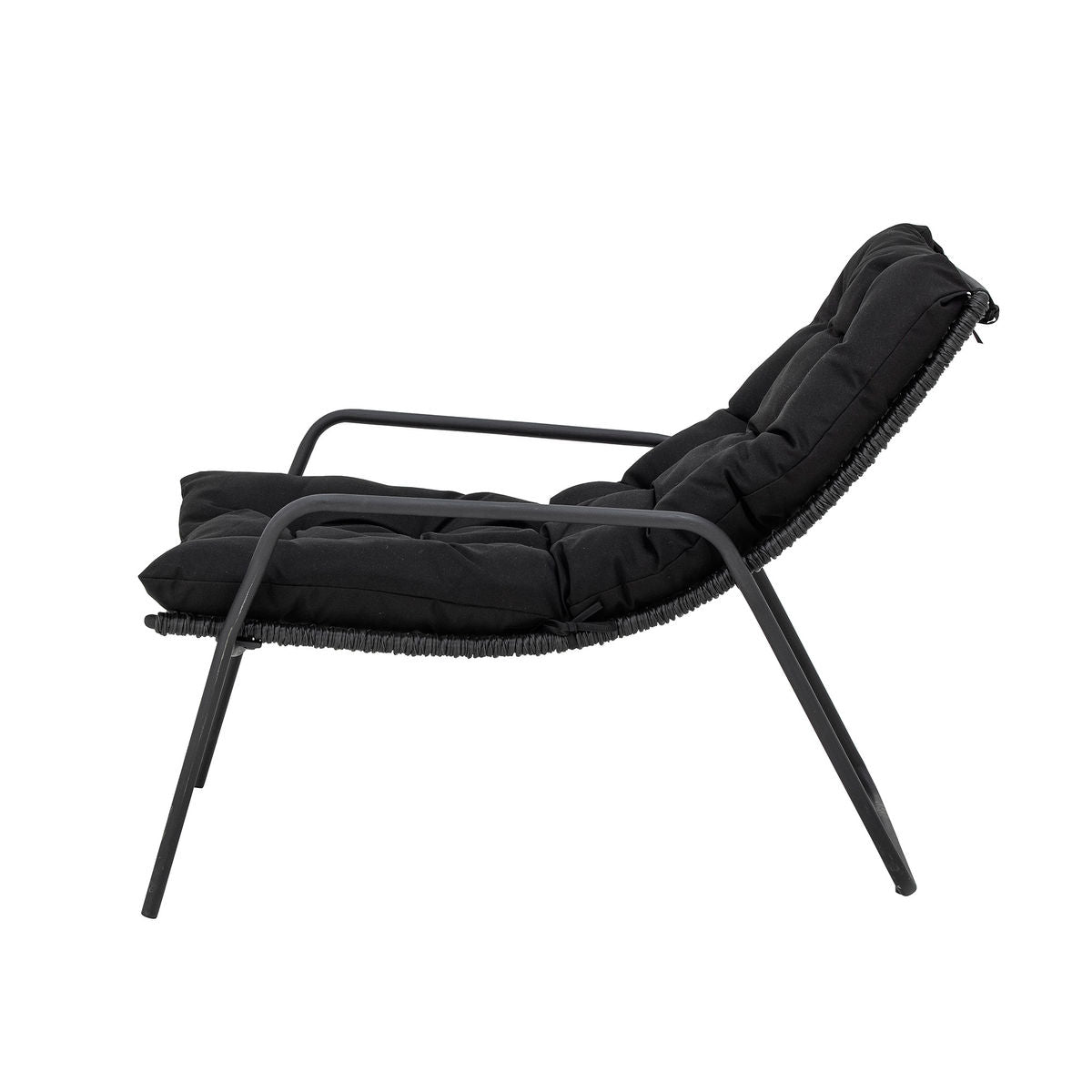 Bloomingville Boel Sun Lounger, musta, metalli