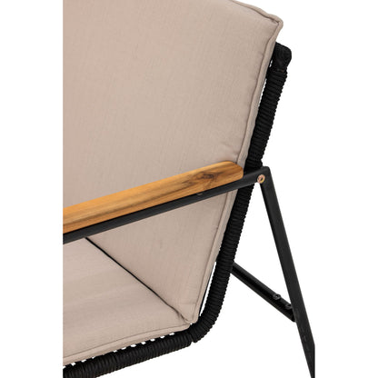 Bloomingville Hampton Sofa, Sort, Metal - Bloomingville - DesignGaragen.dk