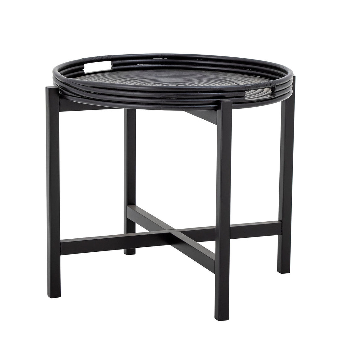 Bloomingville Milli Bakke Bord, Sort, Rattan - Bloomingville - DesignGaragen.dk