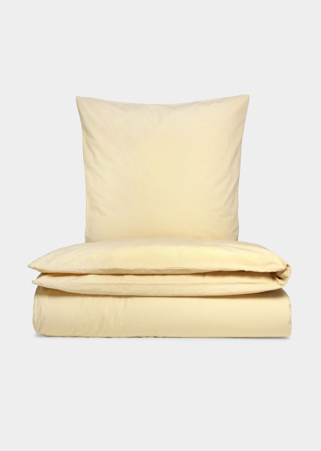 Sekan Studio Cotton Percale -sarja - beige/keltainen